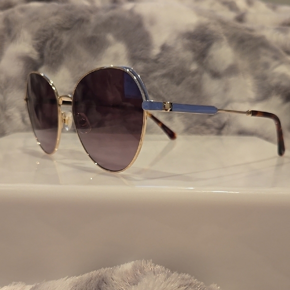 Kate Spade Women\'s Octavia Gold Blue Brown Gradient Sunglasses Brand New In Case main image 4